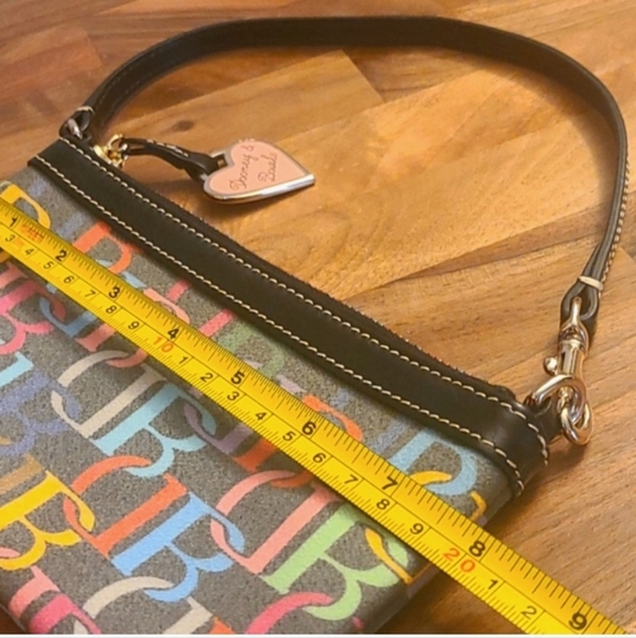 Dooney and Bourke Rainbow zipper large wristlet - Picture 8 of 10
